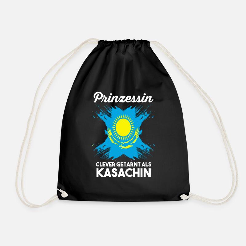 Prinzessin Kasache Kasachisches Kasachstan - Turnbeutel - Schwarz
