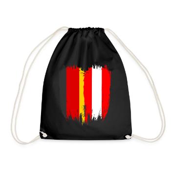 Allemagne Drapeau Autriche - Sac de sport léger - noir - Devant