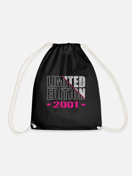 Limited Edition 2001 - Drawstring Bag - black