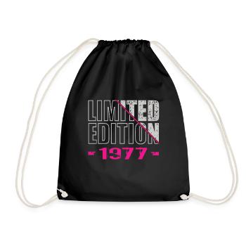Limited Edition 1977 - Drawstring Bag - black - Front