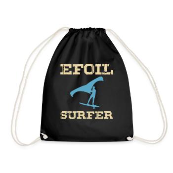 Efoil Surfer Planche de surf électrique Hydroptère Wingfoil - Sac de sport léger - noir - Devant