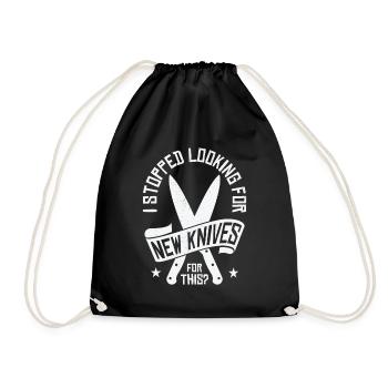Knifemaking Knife Making Bladesmith Smithing - Drawstring Bag - black - Front