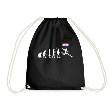 Croatie Cadeau Origine Zagreb Hrvatska Home - Sac de sport léger - noir - Devant