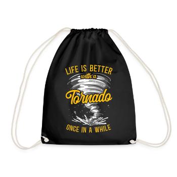 Météorologie des ouragans Storm Chaser - Sac de sport léger - noir - Devant
