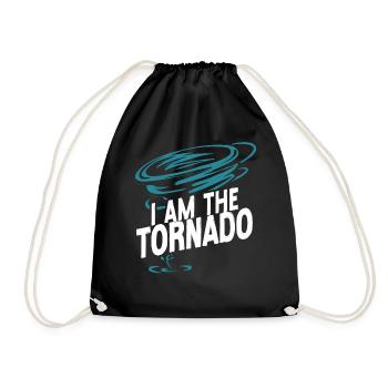 Storm Chaser Hurricane Meteorology - Turnbeutel - Schwarz - Vorne