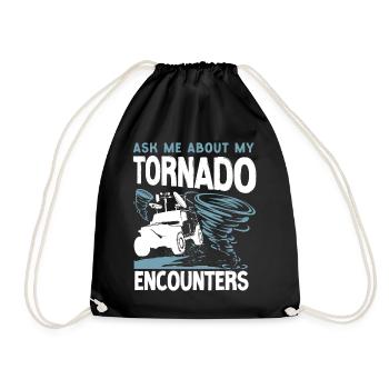 Storm Chaser Hurricane Meteorology - Turnbeutel - Schwarz - Vorne
