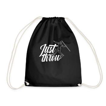 Il suffit de lancer le javelot lancer du javelot lancer du javelot - Sac de sport léger - noir - Devant