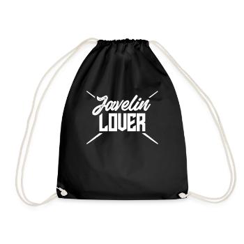 Amateurs de javelot Lancer de javelot Lanceur de javelot - Sac de sport léger - noir - Devant