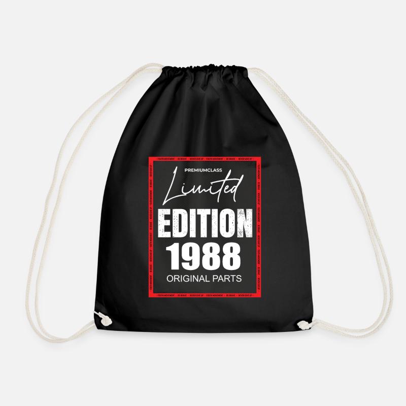 Édition limitée 1988 - Sac de sport léger - noir