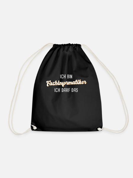 Fachinformatiker - Turnbeutel - Schwarz