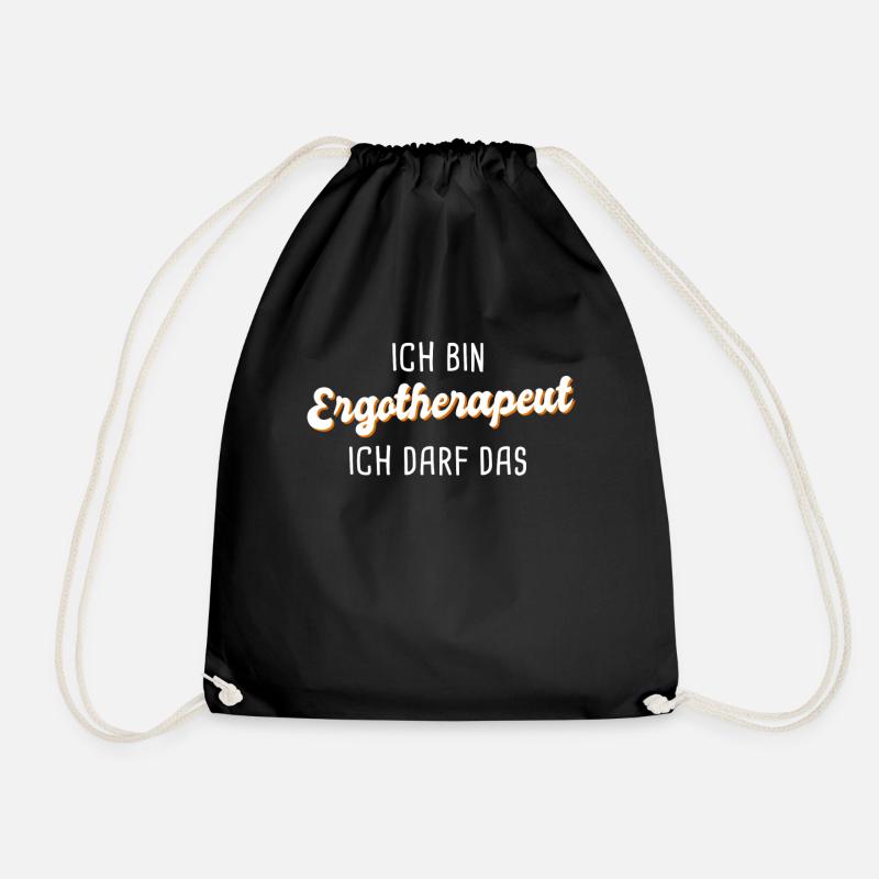 Ergotherapeut - Turnbeutel - Schwarz
