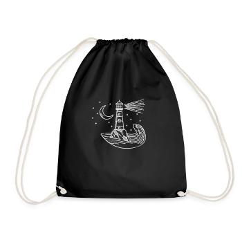 Phare maritime - Sac de sport léger - noir - Devant