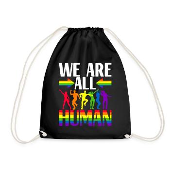 Fierté gaie LGBTQ - Sac de sport léger - noir - Devant
