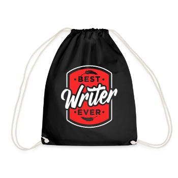 Meilleur écrivain de tous les temps - Sac de sport léger - noir - Devant