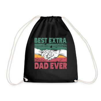 Le meilleur père de substitution de tous les temps Extra Dad - Sac de sport léger - noir - Devant