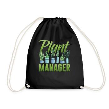 Responsable des plantes Jardinier Jardinier VégétalNage - Sac de sport léger - noir - Devant