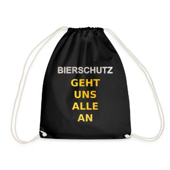 Bier Sprüche Festival Après Ski Party Mallorca - Turnbeutel - Schwarz - Vorne