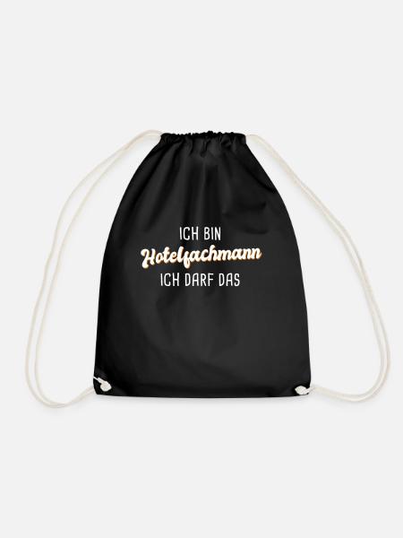Hotelfachmann - Turnbeutel - Schwarz