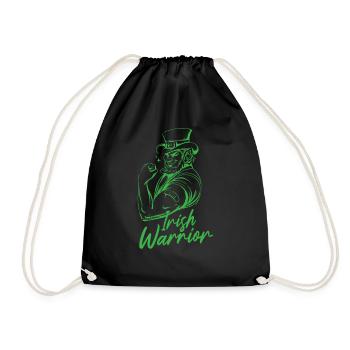 Guerrier irlandais Gaélique Irlandais Irlandais Irlande - Sac de sport léger - noir - Devant