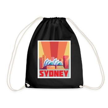 Concert de l’Opéra symphonique de Sydney en Australie - Sac de sport léger - noir - Devant