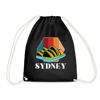 Sydney Opera House Orchestra Australia - Drawstring Bag - black - Front