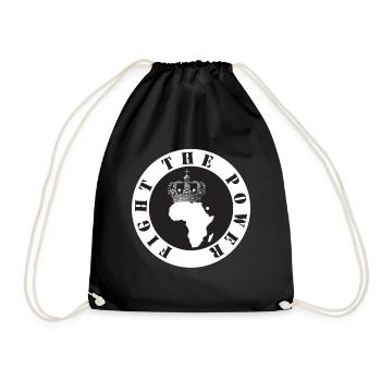 Africa Struggle Freedom Mandela Apartheid - Drawstring Bag - black - Front
