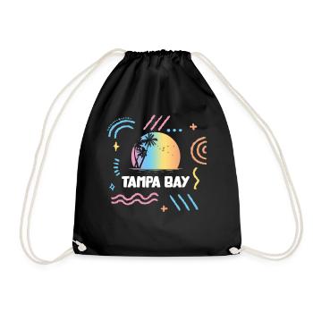 Tampa Bay Florida Vacation Family - Drawstring Bag - black - Front