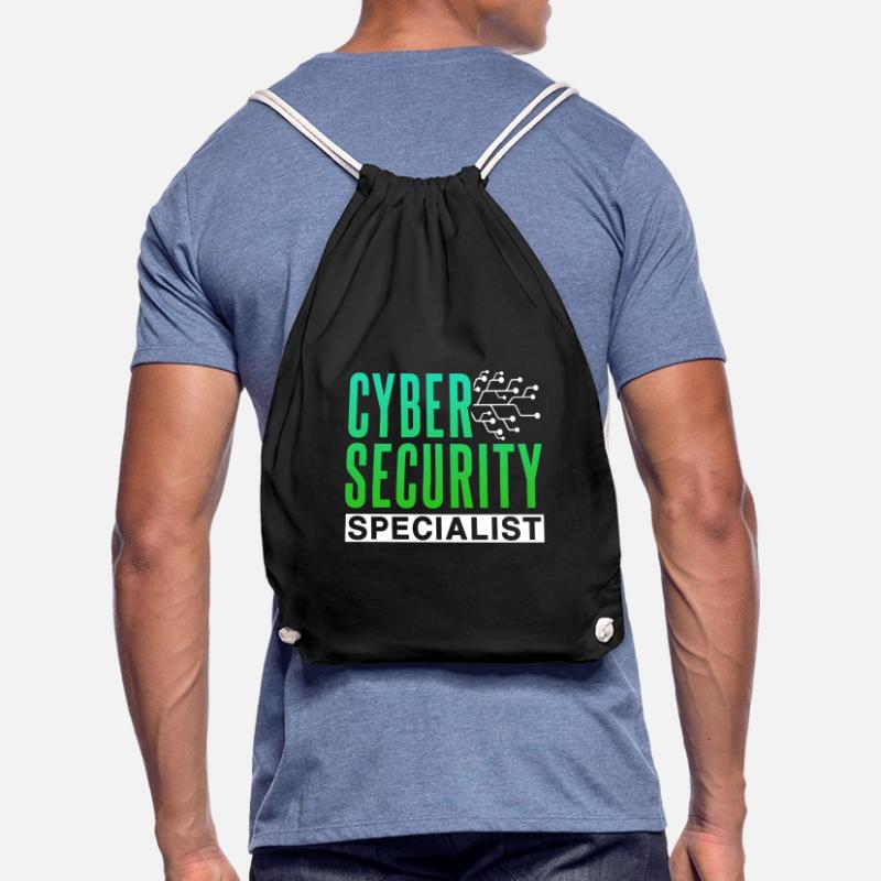 Cybersecurity Specialist Hack Hacker IT Security Drawstring Bag