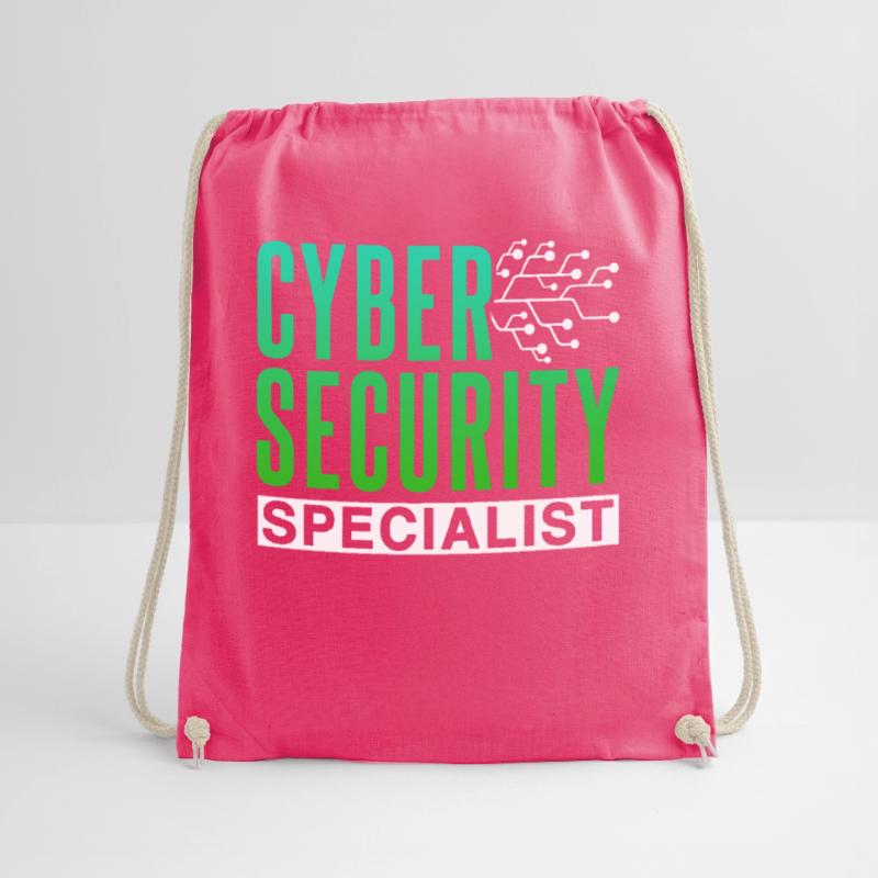 Cybersecurity Specialist Hack Hacker IT Security Drawstring Bag