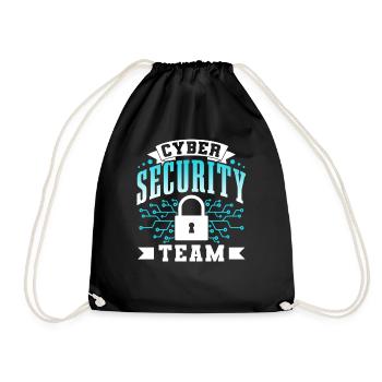 Équipe de cybersécurité Piratage de la sécurité informatique Hacker - Sac de sport léger - noir - Devant