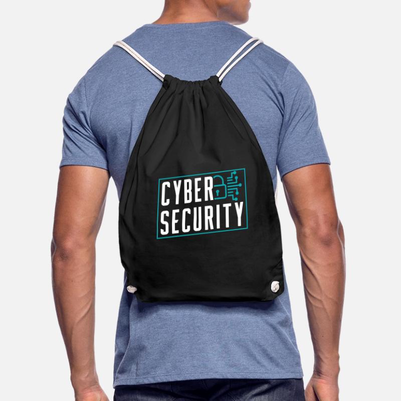 Cybersecurity Hack Hacking Hacker IT Security Drawstring Bag