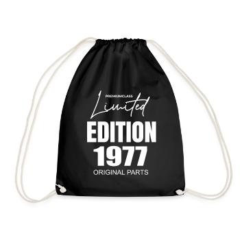 Limited Edition 1977 - Drawstring Bag - black - Front