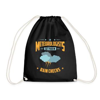 Storm Hunter Tornados Storm Chaser Gift - Drawstring Bag - black - Front