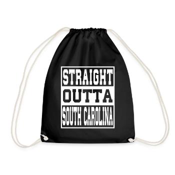 South Carolina Spruch Lustig South Carolina - Turnbeutel - Schwarz - Vorne
