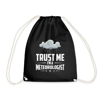 Storm Hunter Tornados Storm Chaser Gift - Drawstring Bag - black - Front