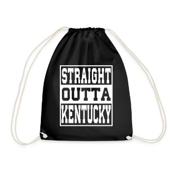 Kentucky Spruch Lustig Kentucky Geschenk - Turnbeutel - Schwarz - Vorne