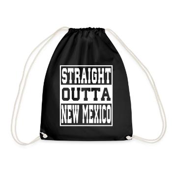 New Mexico Spruch Lustig New Mexico Geschenk - Turnbeutel - Schwarz - Vorne
