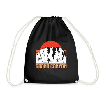 Grand Canyon Arizona National Park Desert - Drawstring Bag - black - Front