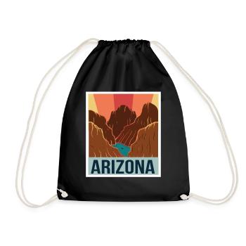 Arizona Grand Canyon Colorado River Camping - Sac de sport léger - noir - Devant