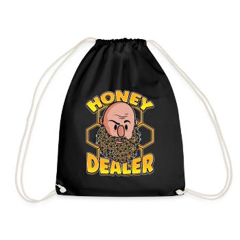 Marchand de miel Apiculteur Abeille Murmure Abeilles Abeilles Abeilles Abeille - Sac de sport léger - noir - Devant