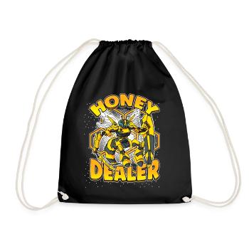 Marchand de miel Apiculteur Abeille Murmure Abeilles Abeilles Abeilles Abeille - Sac de sport léger - noir - Devant