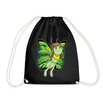 Casquette de pilote de pilote papillon - Sac de sport léger - noir - Devant