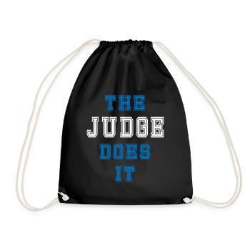 The Judge does it Richter Gift - Drawstring Bag - black - Front