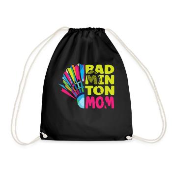 Cool Badminton Maman Joueur de Badminton Maman - Sac de sport léger - noir - Devant