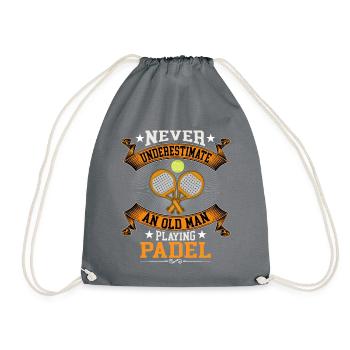 Cool Padel Papa Joueur de Padel Père - Sac de sport léger - gris - Devant