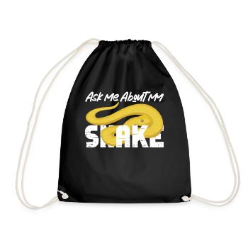 Serpent Serpent Me Poser des questions sur mon - Sac de sport léger - noir - Devant