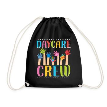 Childcare Daycare Provider Teacher - Drawstring Bag - black - Front