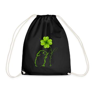Tu es mon hamster porte-bonheur - Sac de sport léger - noir - Devant