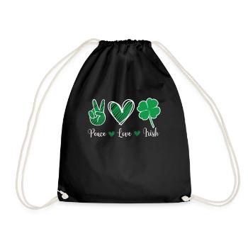 Peach Dear Irish St. Patrick’s Day Irlande Irlandais - Sac de sport léger - noir - Devant