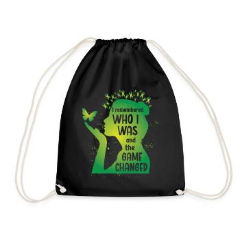 Elle se souvenait de qui elle était - Sac de sport léger - noir - Devant